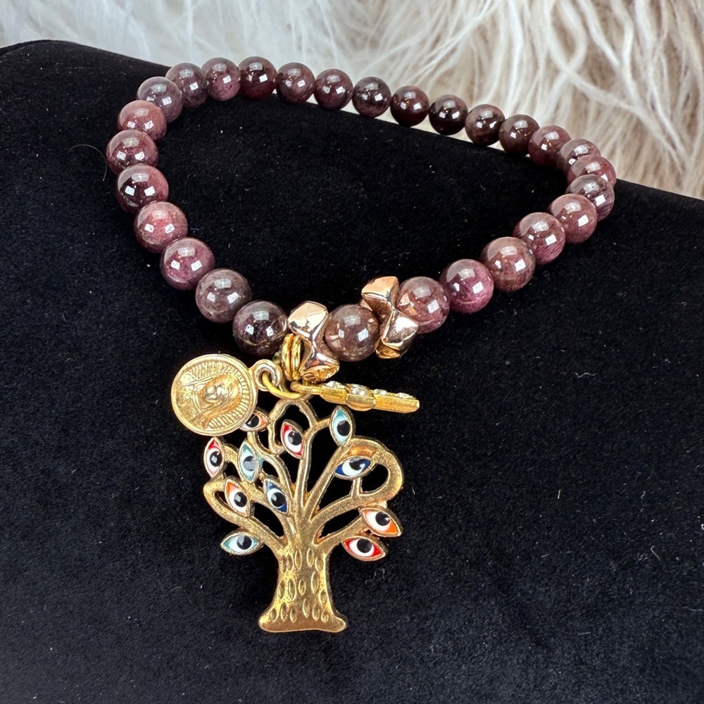 Amazing weighted charm costume stretch bracelet